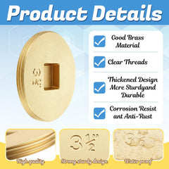 Therwen detailed view of machined threads showing corrosion-resistant durability