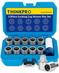 Thinkpro front packaging showing complete wheel lock key set and benefits