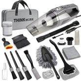 THINKWORK vacuum front view showing compact design and storage benefit