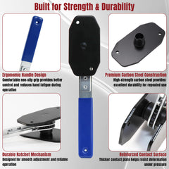 Thorstone textured rotating handle close-up delivering secure grip and comfortable operation