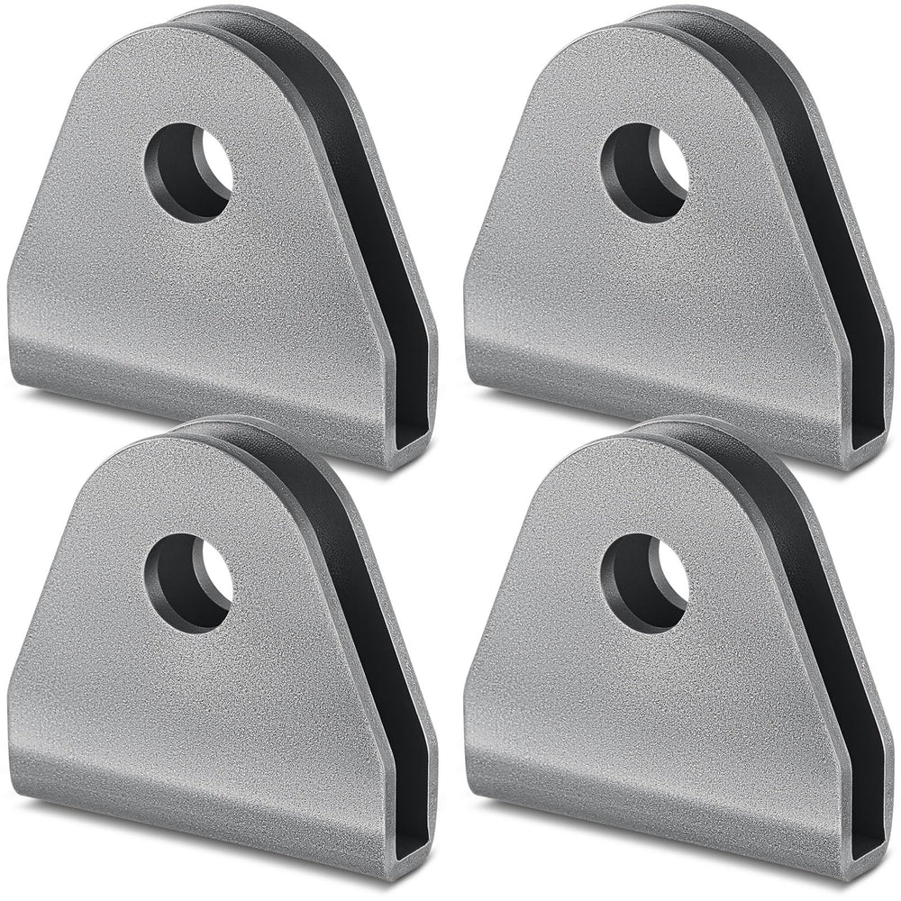 Threlaco front view of four tabs showing compact mounting points and consistent fit