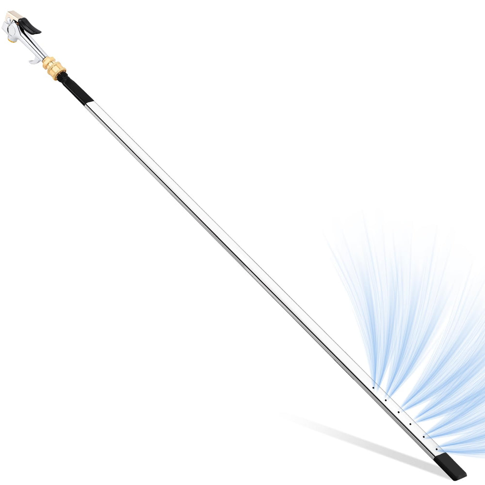 Threlaco front view of wand showing slim reach and clear benefits