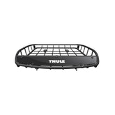 Thule Canyon XT front angle view showing durable black finish and secure cargo benefit