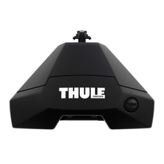 Thule Evo clamp foot front view showing streamlined design and secure fit