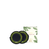 Thymes Pura refill front packaging showing the Frasier Fir two-pack and convenience