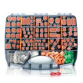THYSSEN front view of full 706pcs DT connector kit showing organized parts and labels