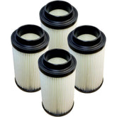 TidiRob front view of 4-pack filters showing fit and readiness for replacement
