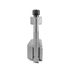 Tiger Tool installed on a driveshaft in a garage illustrating time-saving removal