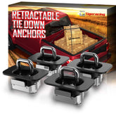 Tigeracing front view installed in truck stake pocket showing secure fit