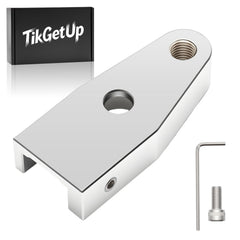 TIKGETUP front view of Ez Shift in chrome showing precise shape and fit benefit