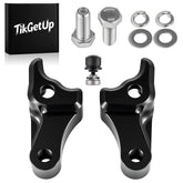 TIKGETUP front view of lowering link kit showing complete packaged contents and fitment benefit