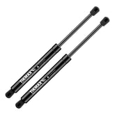 TIKMAX front hood gas struts packaged pair showing brand and fitment benefits