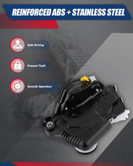 TIMEPAL actuator mounted inside car door illustrating direct-fit replacement benefit
