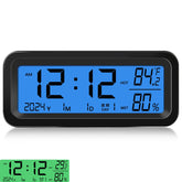 Timloon front view dashboard clock showing clear time and calendar for safer driving