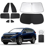 TINGLU front passenger side shade showing exact fit and sun protection