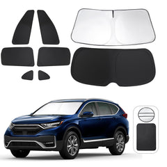 TINGLU front passenger side shade showing exact fit and sun protection
