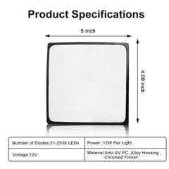TINWID1919 mirror installed on International truck improving visibility