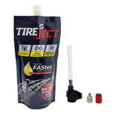 TireJect front kit packaging showing complete repair set for quick roadside fixes