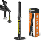 TIROL front view of tow ball weight scale showing robust steel body and clear footprint benefit