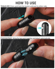 TISUR closeup of locking button highlighting secure two-step release