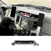 Titibett front view installed on RAM dash showing tidy storage and quick access