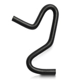 TKKEUEP front view of molded fuel hose showing pre-formed bends and label, easy selection benefit