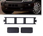 TKMD front bumper lower grille panel front view showing clean fit and improved appearance