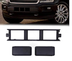TKMD front bumper lower grille panel front view showing clean fit and improved appearance