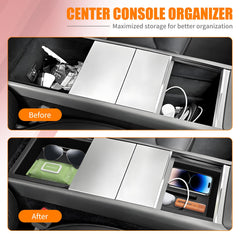 Tlaleikejia armrest hidden storage open revealing secure out-of-sight space