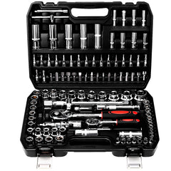 TLGREEN case open showing organized sockets and benefits quick access