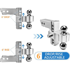 Tlvuvmo anti-theft locking pins and six keys for secure hitch protection