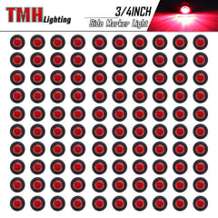 TMH close-up of polycarbonate lens and SMD 2835 LEDs for durable brightness