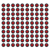 TMH front view of red LED bullet marker showing compact design and visibility