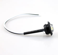 TMH wiring view showing black positive and white negative wires for easy installation