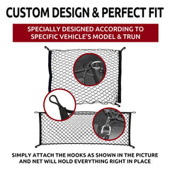 TN TrunkNets detail of upside-down hooks for fast tool-free attachment