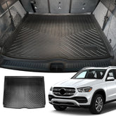 TN TrunkNets front view of custom-fit GLE trunk liner showing full coverage and protection
