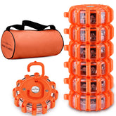 Tobfit front view of six flares in storage bag showing ready kit benefit