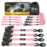 TOBUMO Onesnt front packaging showing full 4-pack kit and pink straps