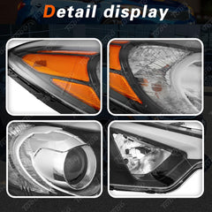 TODO headlight installed on a Kia Forte showing perfect fit and finish