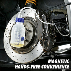 TokeeRidge 17oz oil-resistant catch bottle close-up demonstrating durable fluid containment