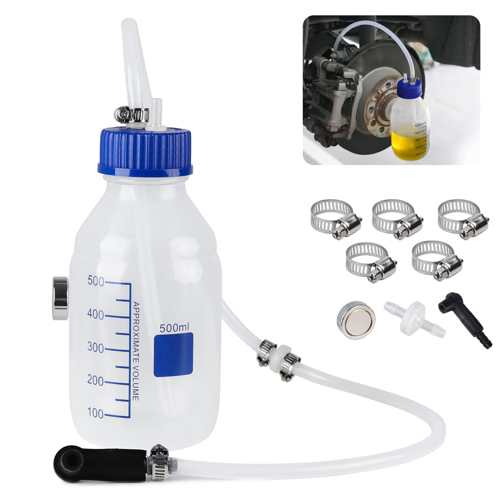 TokeeRidge front view of brake bleeder kit showing full contents and benefit of preparedness