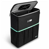 TomKa Essentials RoadBin front view showing slim profile and upright design for neat cabins