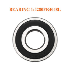 TOMOON outer tub seal gasket flat-lay showing seal profile for leak prevention