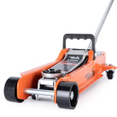 TONDA front view of low profile jack showing compact footprint and stability