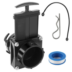 TonGass 3-inch valve front view showing durable ABS body and secure connection benefit