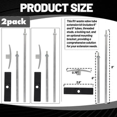 TonGass close-up of threaded stud offering precise adjustable fit
