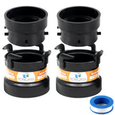 TonGass front view of 2-pack combo adapters showing components and fit