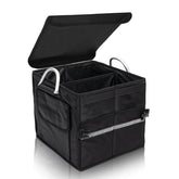 Tongketec front view with lid showing neat trunk storage benefit