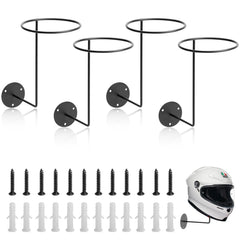 Tongyuyan front view of four helmet holders showing compact storage benefit