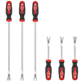 TOOLEAGUE front view of 6-piece trim removal set showing full kit and organized layout benefit